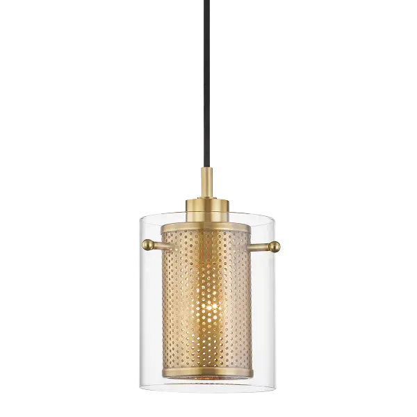 The Elanor Pendant combines classic elegance with contemporary sensibility, featuring a warm aged brass finish that adds sophistication to any space. Its versatile design works beautifully in both residential and commercial settings.