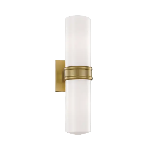 The Natalie Wall Sconce brings tried-and-true elegance to bathroom and bedroom spaces. Its classic globe design and aged brass finish make it perfect for vanity lighting while adding sophisticated style to any wall.