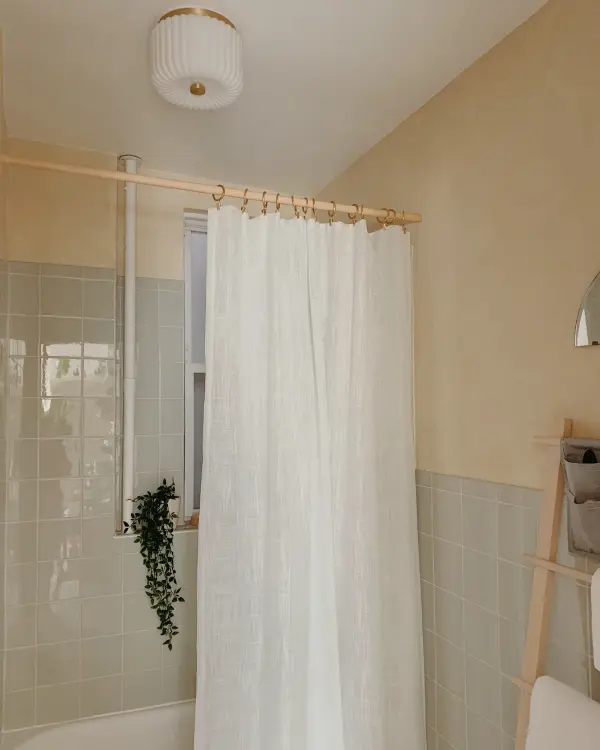 Elegant Flush Mount with Timeless Aged Gold Brass Finish - Image 6