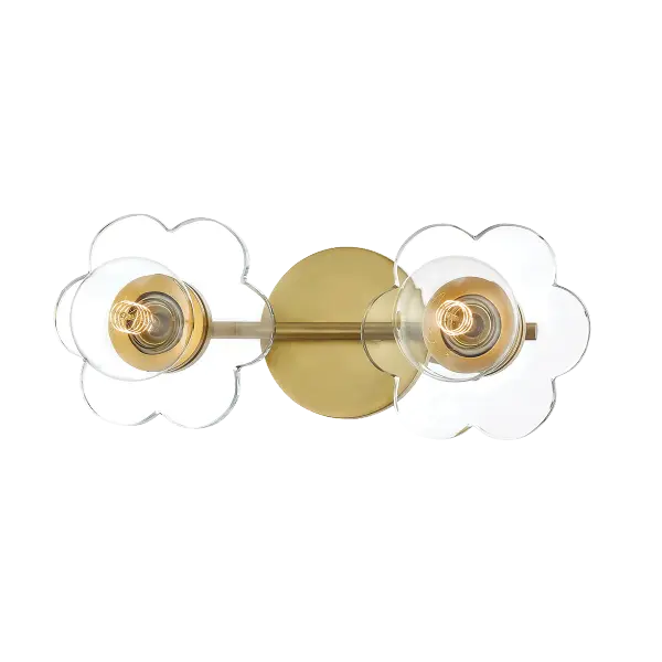The Alexa Bath and Vanity Light combines classic elegance with contemporary sensibility. Its gold finish and clean lines make it a versatile choice for modern bathrooms seeking a touch of sophistication.
