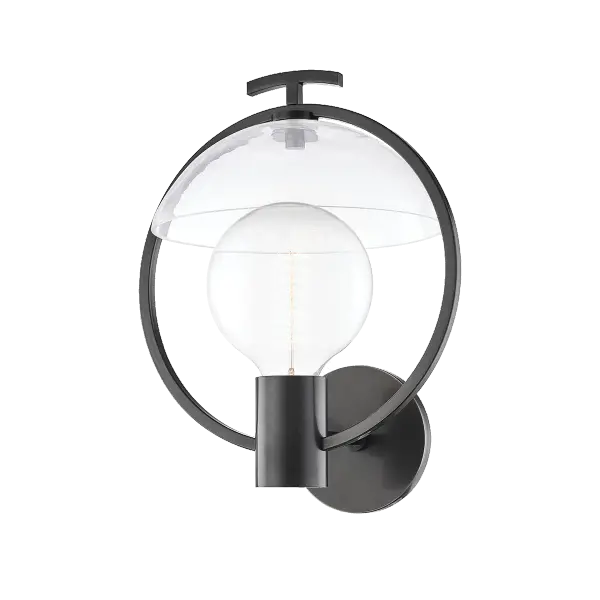 The Ringo Wall Sconce delivers modern sophistication with its clean lines and oil rubbed bronze finish. Perfect for hallways, bathrooms, and bedrooms, this compact fixture provides ambient lighting while adding architectural interest.