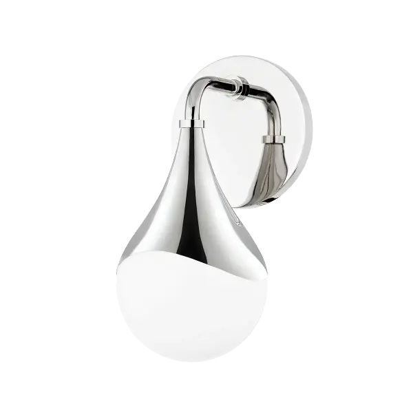 The Ariana vanity light combines classic elegance with contemporary styling, featuring a polished nickel finish that complements a wide range of bathroom decors. Perfect for modern and traditional spaces alike.