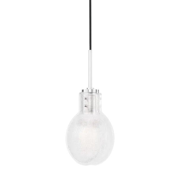 The Jenna Pendant offers timeless style with its polished nickel finish and clean design. Perfect for kitchen islands, dining areas, or entryways, this versatile fixture adds refined elegance to any space.