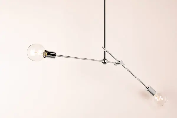The Gale Pendant offers clean, modern styling with a polished nickel finish that complements contemporary and transitional interiors. Its compact size makes it ideal for kitchen islands, dining areas, and smaller spaces. - alternate view