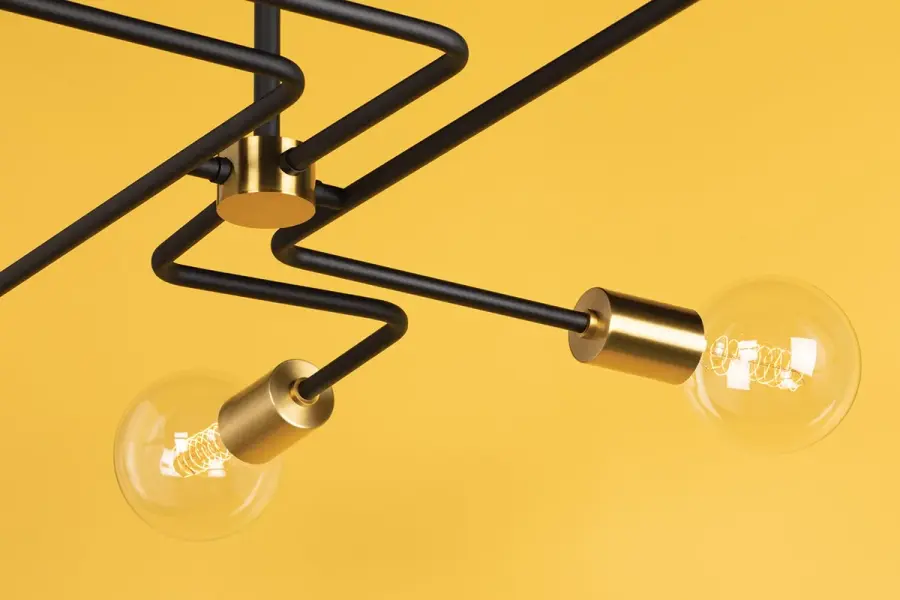 Jena Semi Flush Mount Ceiling Light - Image 2