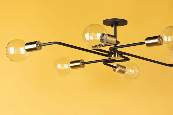 Jena Semi Flush Mount Ceiling Light - Image 3