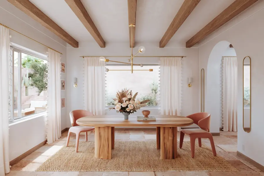 Dramatic 4-Foot Statement Piece Blending Modern Lines with Organic Warmth - Image 5