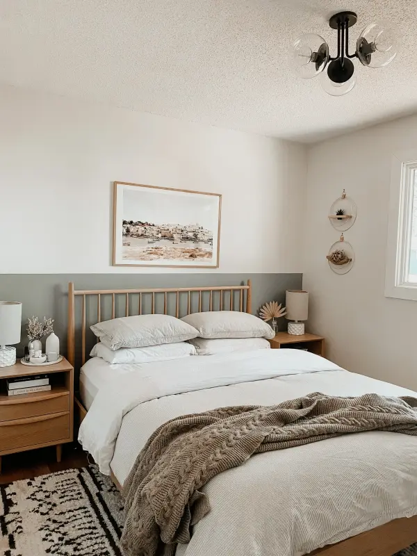 The Meadow Semi Flush combines transitional elegance with farmhouse warmth, featuring a bronze finish and organic design elements. Perfect for rooms with lower ceilings where a pendant won't work. - alternate view