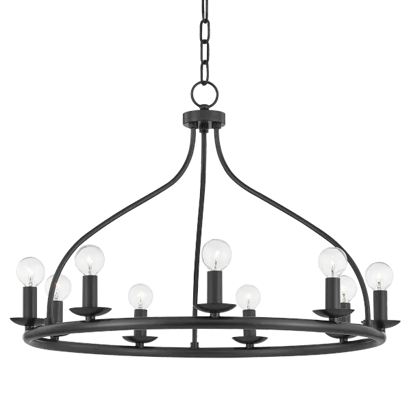 The Kendra Chandelier combines classic elegance with contemporary sensibility, featuring a refined bronze finish that complements both traditional and modern interiors. An excellent value at its current sale price.