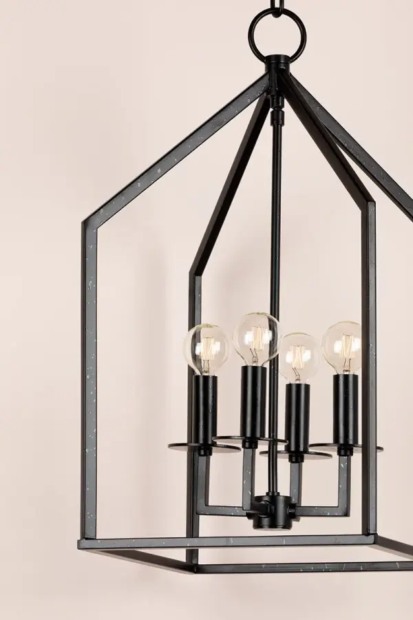 The Lena Pendant offers a contemporary aesthetic that works well in various residential and commercial settings. Its clean design and moderate sizing make it adaptable to multiple room types and ceiling heights. - alternate view