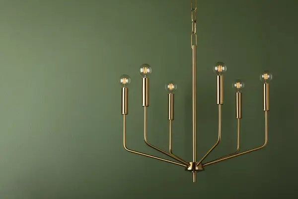 Bailey reimagines the traditional candelabra with upward-extending arms and exposed globe bulbs for a fresh, contemporary look. Available in multiple configurations and three finish options, it adapts beautifully to various spaces. - alternate view