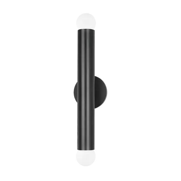 The Taylor Wall Sconce transforms hand-cut crystal into a stunning light sculpture. Its faceted design creates brilliant prismatic effects while the satin black finish adds contemporary edge to both lavish and understated interiors.