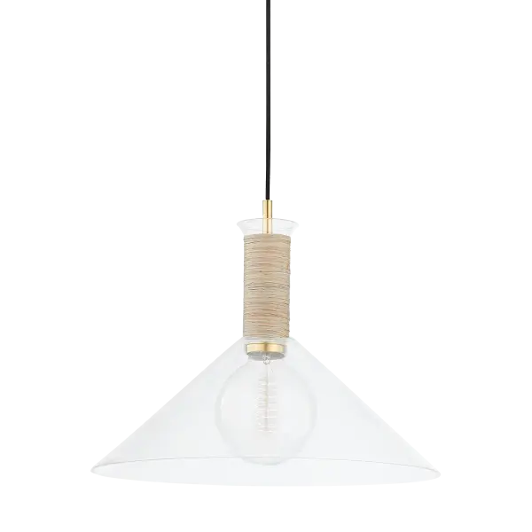The Besa Pendant combines handcrafted glass artistry with contemporary styling. Each piece features unique color variations that add character and visual interest to any space.