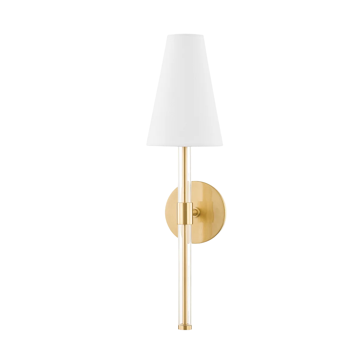 Janelle Wall Sconce in Aged Brass