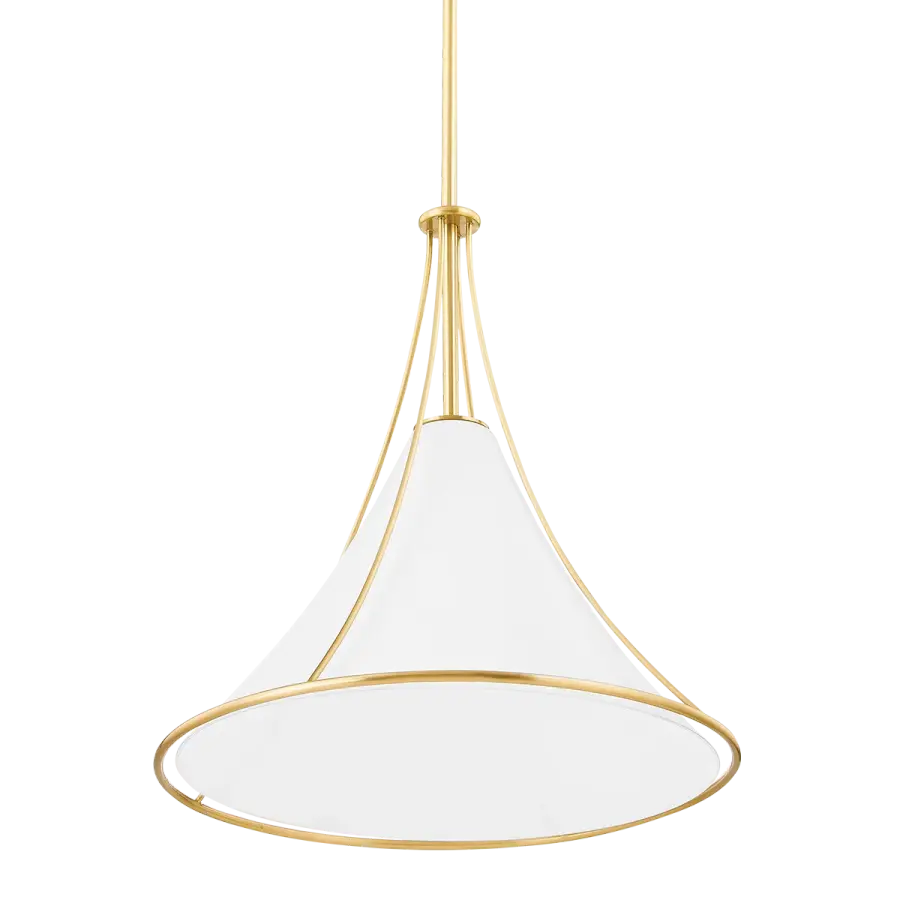 Madelyn Pendant in Aged Brass