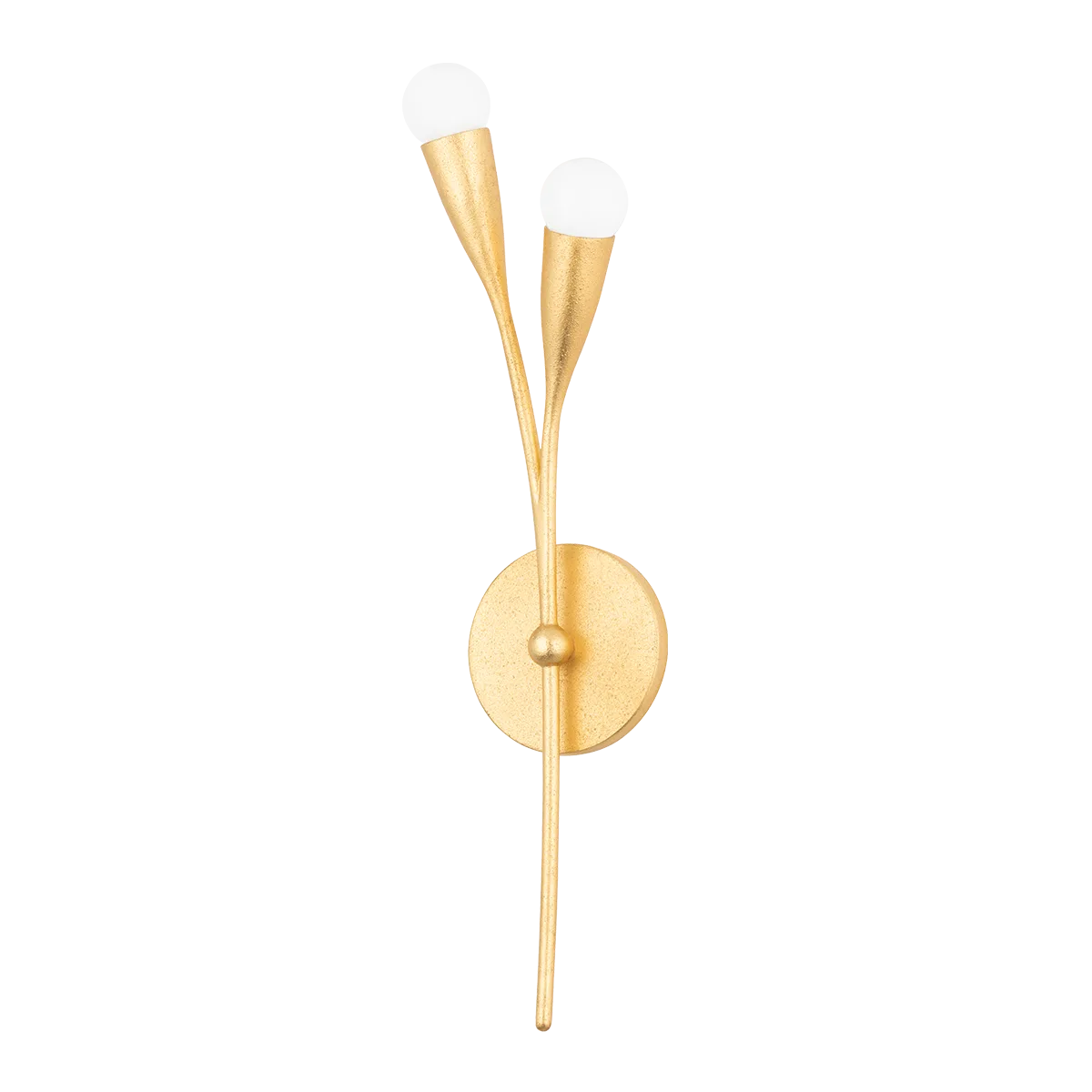 Elsa Wall Sconce in Gold Leaf