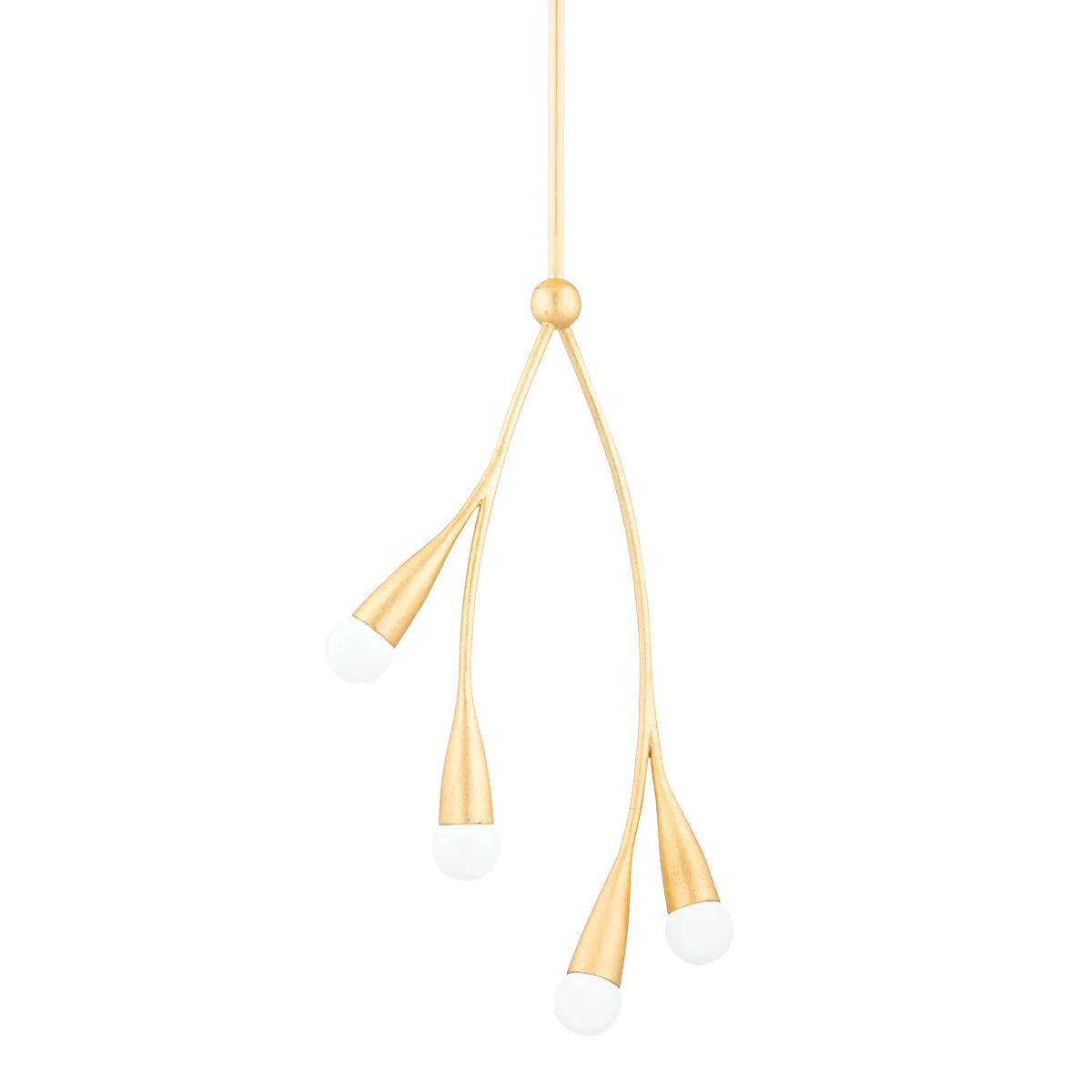 Elsa Pendant in Gold Leaf