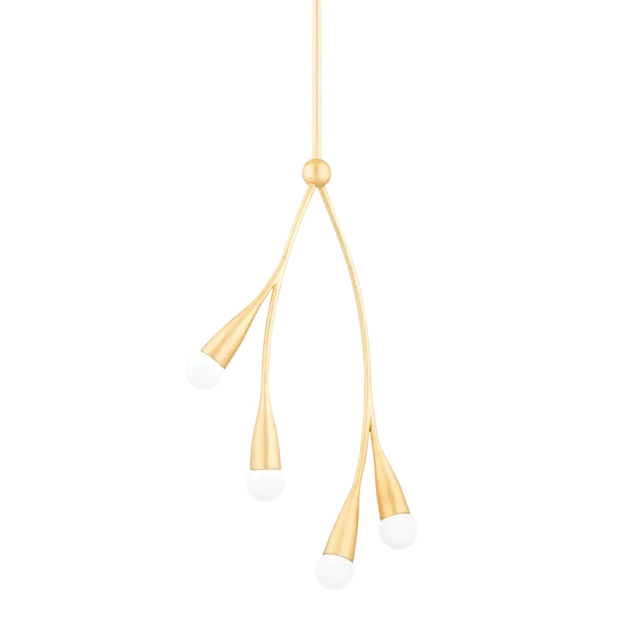 Elsa Pendant in Gold Leaf - Image 1