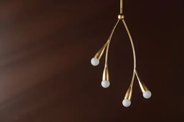 Elsa Pendant in Gold Leaf - Image 3