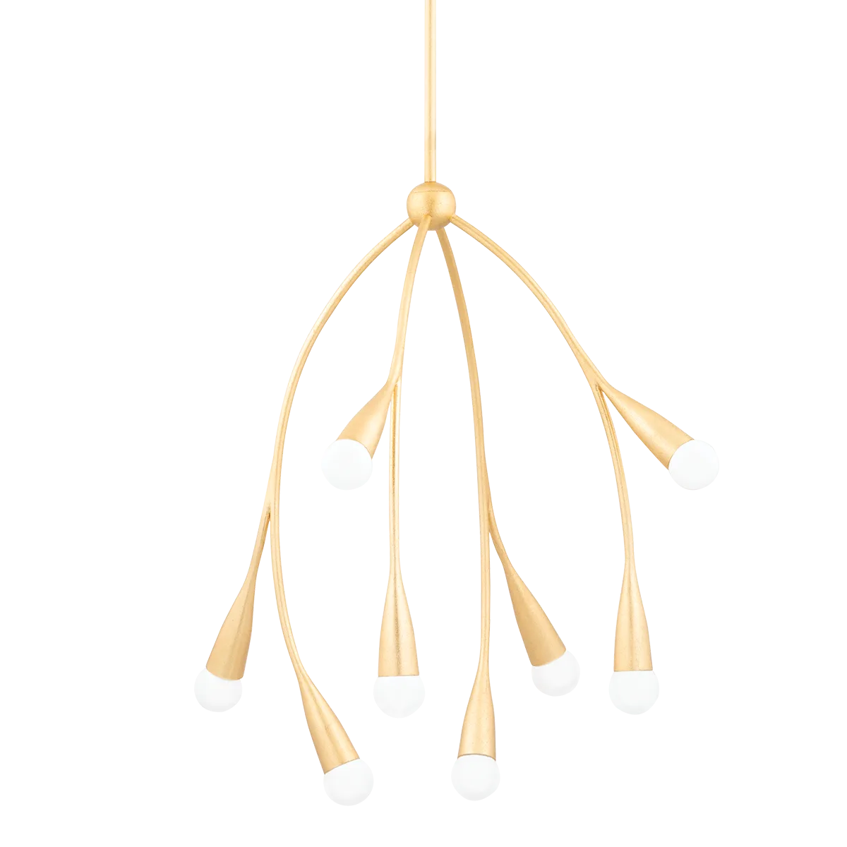 Elsa Chandelier in Gold Leaf