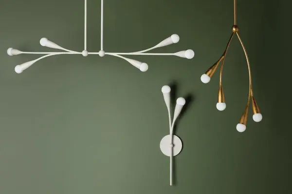 Elsa Chandelier in Textured White - Image 2