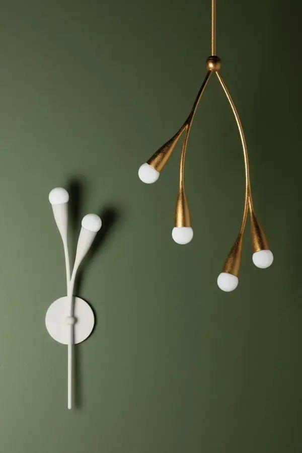 Elsa Chandelier in Textured White - Image 3