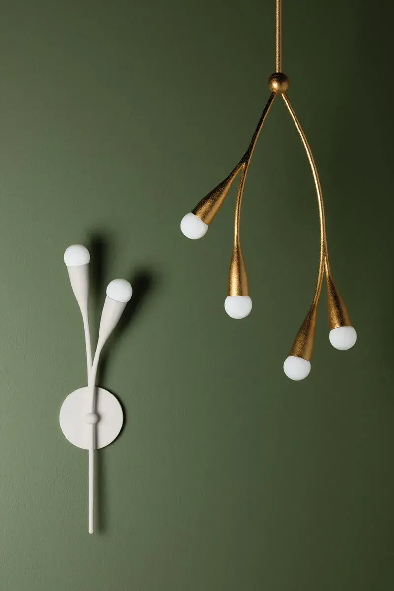 Elsa Chandelier in Textured White - Image 3