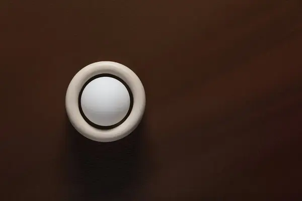 Bibi Flush Mount in Aged Brass with Ceramic Antique Ivory - Image 3
