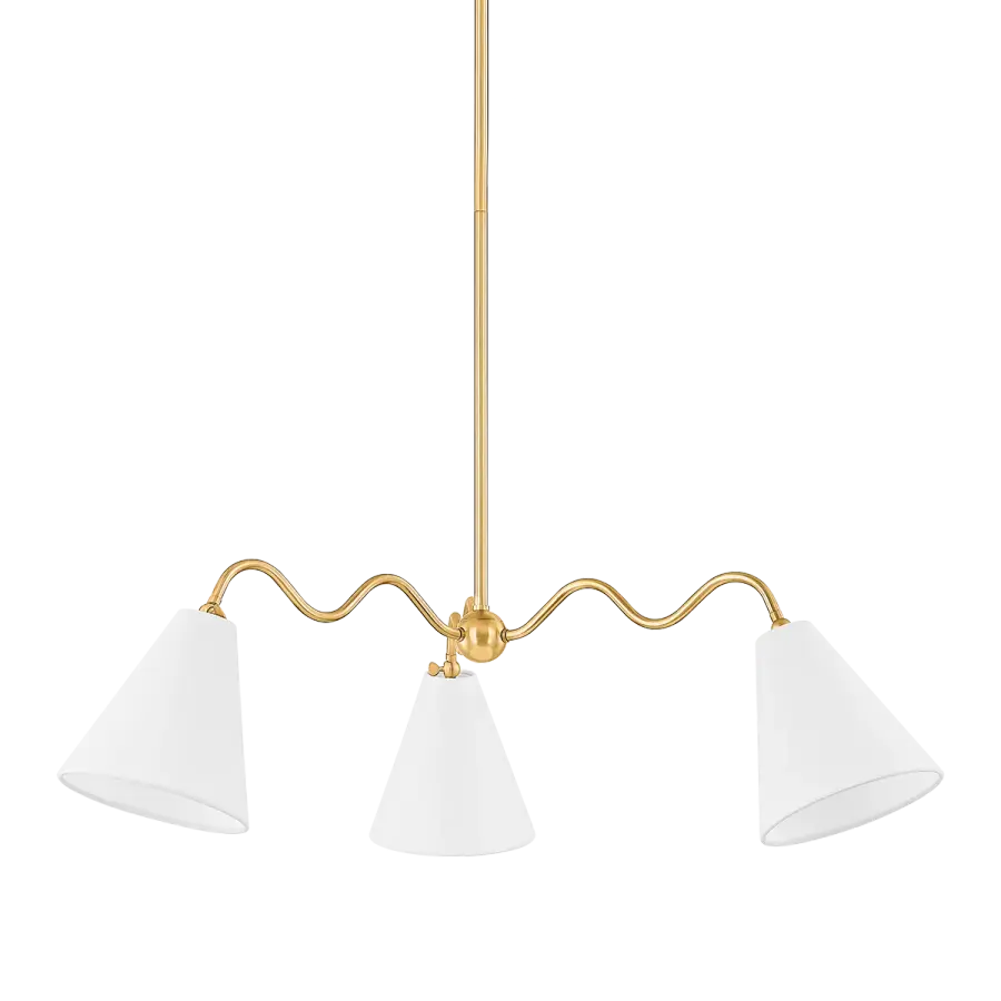 Playful Contemporary Design with Pivoting Shades and Warm Diffused Light - Image 1