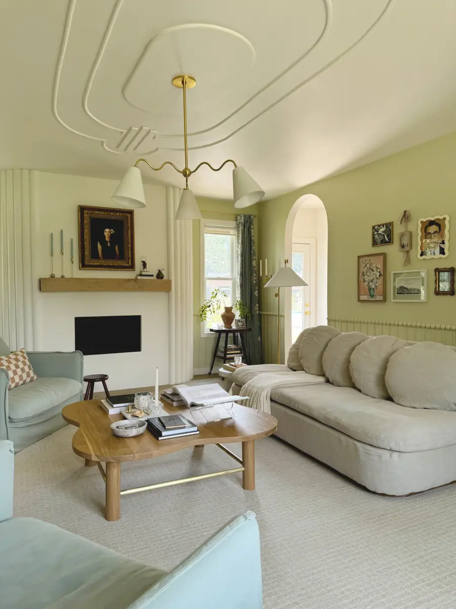 Playful Contemporary Design with Pivoting Shades and Warm Diffused Light - Image 3