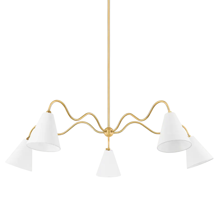 Playful Contemporary Design with Pivoting Shades and Warm Diffused Light - Image 1