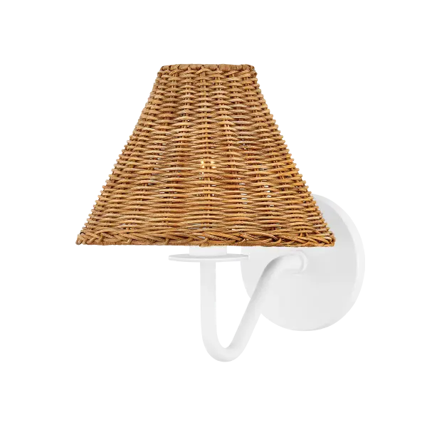 Natural Elegance Meets Modern Design in Woven Rattan Sconce
