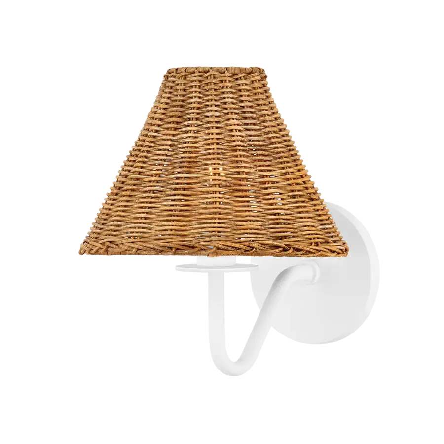 Natural Elegance Meets Modern Design in Woven Rattan Sconce