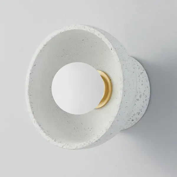 Margaret Wall Sconce in Aged Brass - Image 3