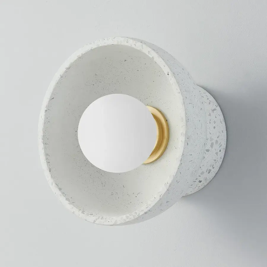 Margaret Wall Sconce in Aged Brass - Image 3