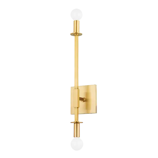 Milana Wall Sconce in Aged Brass - Image 1