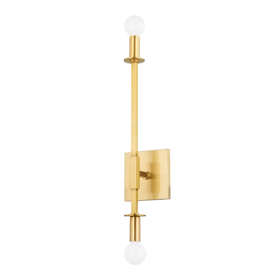 Milana Wall Sconce in Aged Brass - Image 1