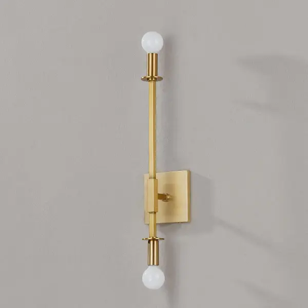 Milana Wall Sconce in Aged Brass - Image 2