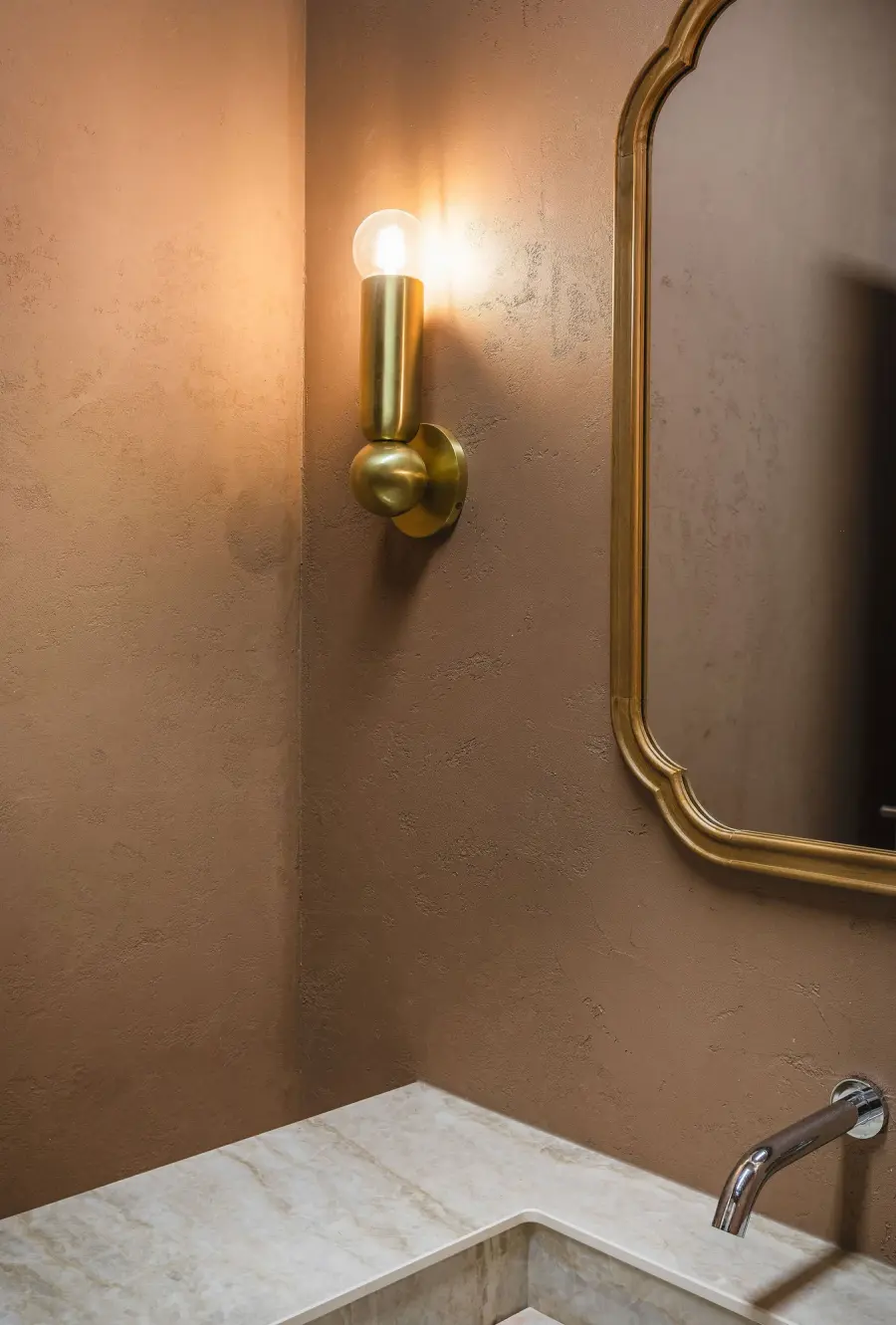 Lolly Wall Sconce in Aged Brass - Image 6