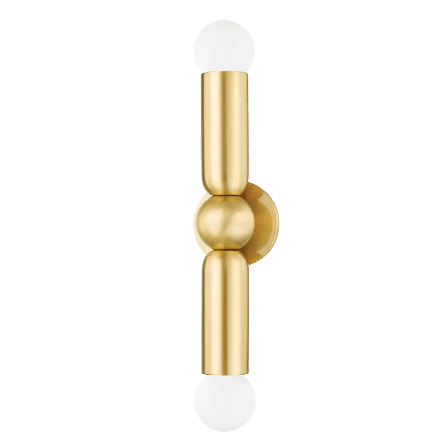 Lolly Wall Sconce in Aged Brass - Image 2