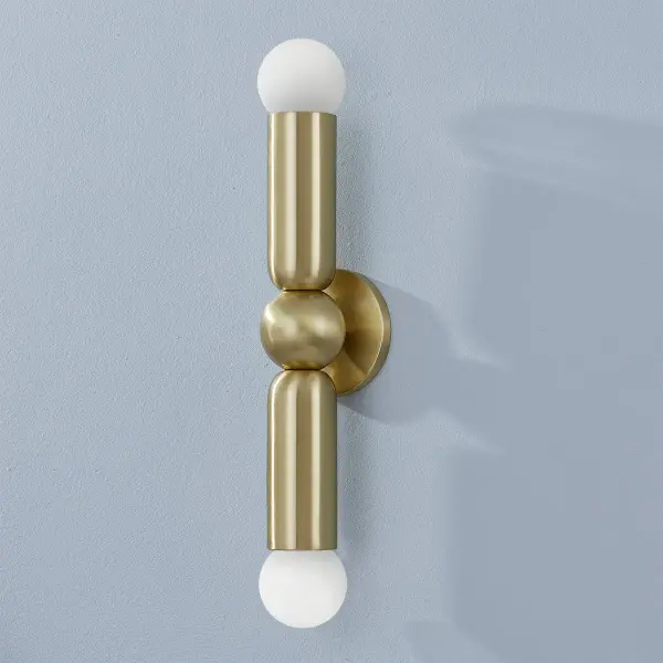Lolly Wall Sconce in Aged Brass - Image 4