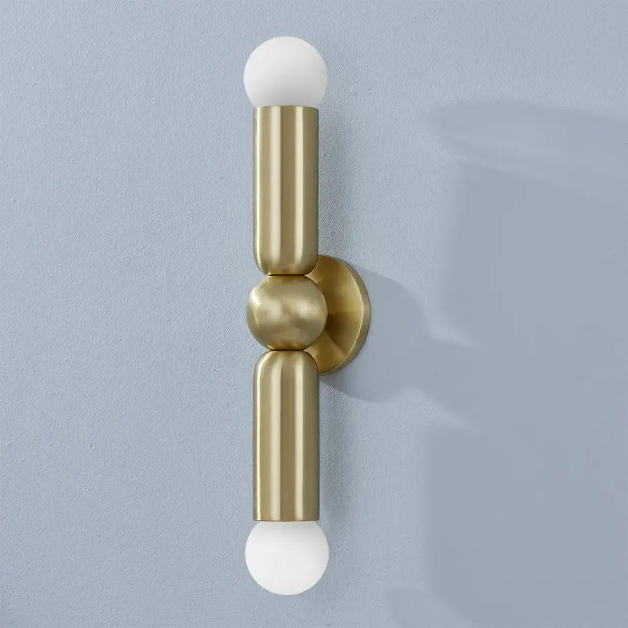 Lolly Wall Sconce in Aged Brass - Image 4