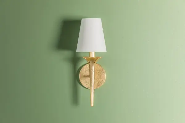 Emily Wall Sconce in Gold Leaf - Image 5