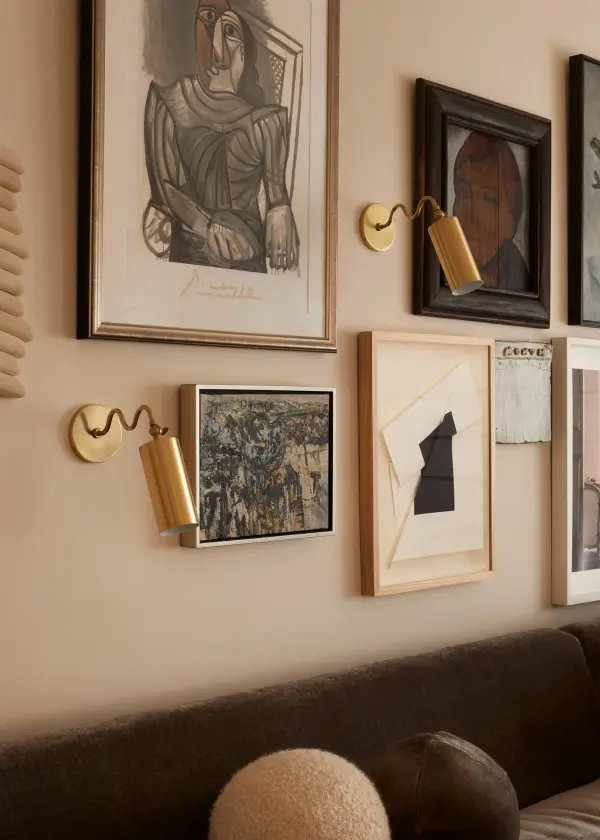 Bea Wall Sconce in Aged Brass - Image 6