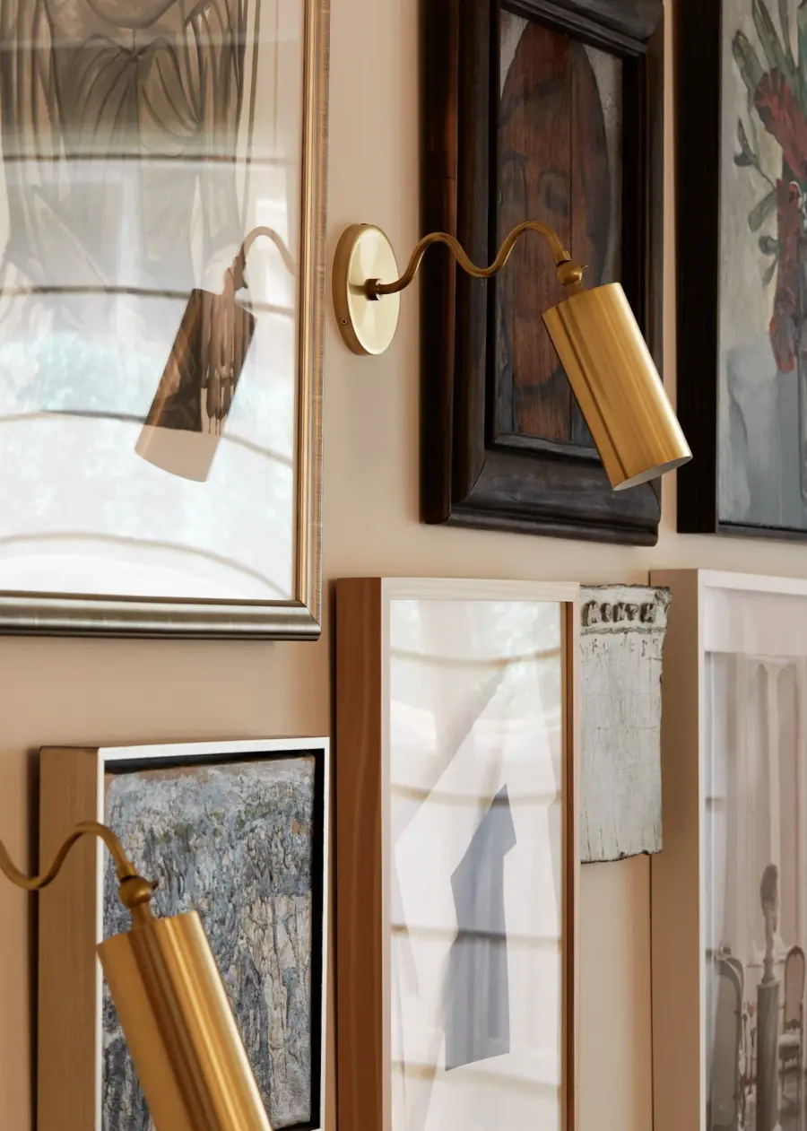 Bea Wall Sconce in Aged Brass - Image 7