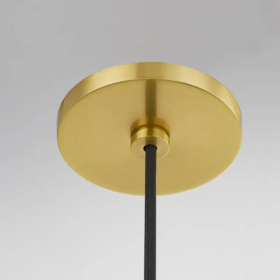 Meriah Large Pendant in Aged Brass - Image 2