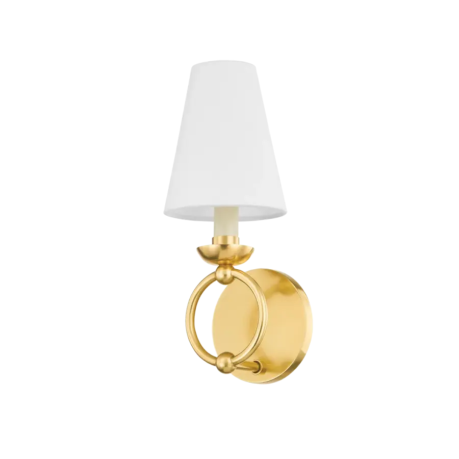 Haverford Wall Sconce in Aged Brass - Image 1