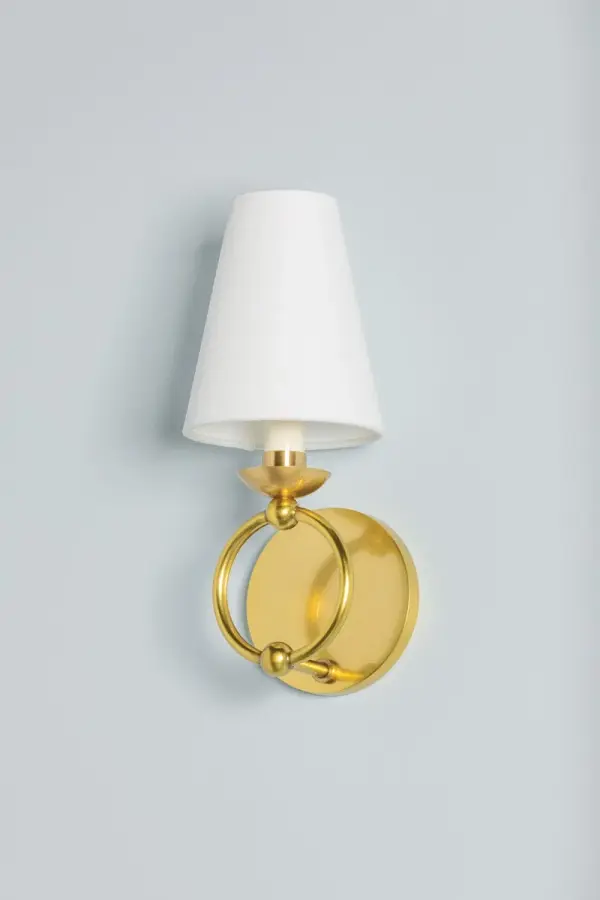 Haverford Wall Sconce in Aged Brass - Image 3