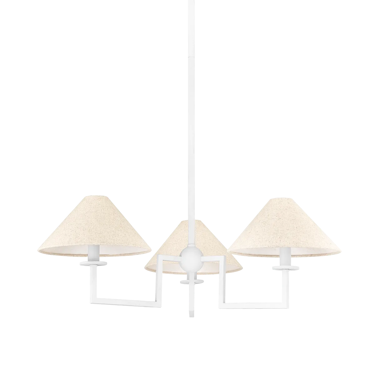 Gladwyne Chandelier in Textured White