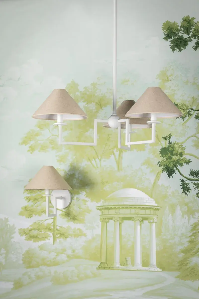 Sophisticated Modern Chandelier with Soft Textural Appeal - Image 3